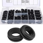 180pcs Rubber Grommet Assortment Kit O Ring Washer Set Rubber Wire Grommets     