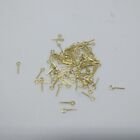 200 Pieces Packet Small Brass Eye Pin Nail Wooden Model Ship Boat Accessories