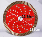 5pcs 6 Inch Diamond Saw Blade Granite Circular Concrete Tile Stone Carbide Turbo
