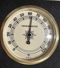 Vintage Sunbeam With Thermometer Barometer  Humidity  cracked Free Shipping