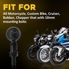 Motorcycle Led Bullet Mini Signal Turn Light For Blinker Bobber Racer Cafe Smoke
