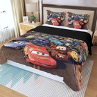 Disney Cars Characters Print Duvet Cover Set  3pcs  Quilt Cover   Pillowcase