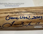 Lance Berkman Game Used Signed Bat 2003 Houston Astros    Loa From Lance