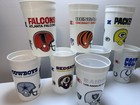 Vtg Nfl Coca Cola Icee Team Cups Lot Bengals Cowboys Packers Redskins Colts Rams