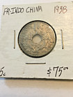 1938 French Indochina 5 Cents High Grade Au-unc