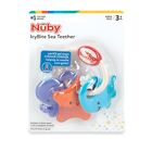 Nuby Icybite Sea Teething Ring - Fun   Soothing Teether - Easy To Hold -bpa Free