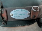 Vintage 1974 Klein Buhrke 5266 N Lineman Climbing Leather Safety Belt Usa