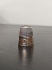 Beautiful Antique Gold   Silver Thimble  Marked Sterling Silver  Size 10