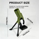 Mortar Bottle Opener For 12oz Bottles - Tactical Beer Cap Launcher - Fun Gift