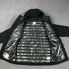 Columbia Jacket Youth Large 14 16 Black Hooded Omni-heat Puffer Winter Coat Warm