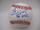 Doug Sisk New York Mets Auto Signed Inscribed  86 Wsc  Baseball Coa Free Ship