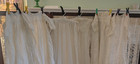 Antique Vintage Christening Gown Baby Dress Lot White Cotton 6 Wear Share Dolls