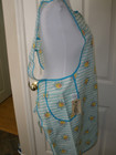 New Nos Vintage Full Apron Woolworths Blue With Sun   su22 