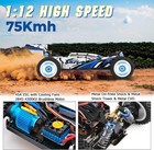 Wltoys 124017 Brushless 1 12 Rc Car  Max 75km h High-speed Off-road Rc Buggy Car