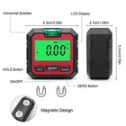Magnetic Digital Level Box Lcd Angle Finder Protractor Inclinometer Bevel Gauge
