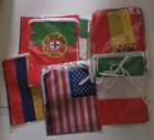12 Sets Of Little Flags Flags  8x10  European italian  south-central America  60