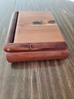 Mens Wooden Jewelry Dresser Box  Mcm Vintage Vanity Trinket Watch Pocket Knife