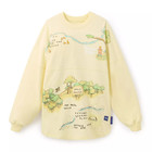 Disney Parks Winnie The Pooh Spirit Jersey Medium Hundred Acre Wood Map