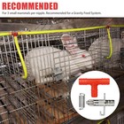 20pcs Automatic Rabbit Nipple Drinker Feeder Mouse Rabbit Waterer Bunny Rodent