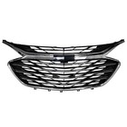 For Chevrolet Malibu 2019-2023 Front Bumper Upper Lower Grill Grille Chrome 3pcs