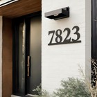 Custom Metal House Numbers Sign     Modern Outdoor Address Plaque For Home