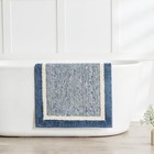  Bath Mats For Bathroom Non Slip  Fluffy 2  X 3   rectangular  A-navy Blue