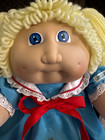 Cabbage Patch Kids Vintage 1984 16in Girl Blonde Curly straight Blue Eyes