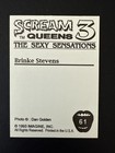 Brinke Stevens  Autographed Card - Scream Queen Classic Gem 