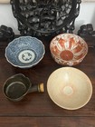 Beautiful Lot Of 4 Antique Chinese   Japanese Porcleian Bowls