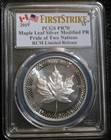2019  5 Canada Pcgs Pr70 1st Strike Maple Leaf Pride Of 2 Nations  Rcm Lmt Relea