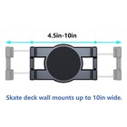Skate Deck Wall Mount 360     Rotatable Skateboard Wall Mount floating Display