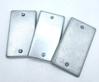  lot Of 3  Steel City 58c1 Blank Box Cover For Utility Outlet  many Avail 