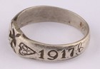 German Empire 800 Silver Ww1 Iron Cross 1914-17 Ring Wwi Germany 1917 Bracelet
