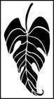 Large Intricate Leaf Decorative Art Wall Stencil Reusable Plastic - Stencilair