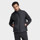 All In Motion Men s Puffer Vest Sleeveless Jacket Recycled Front Pocket