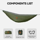 Enjoyer Life Outdoor Ultralight Camping Hammock Under Quilt Thermal Blanket