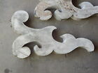 2 Large Antique Architectural Corbels Chippy White Circa 1850 3