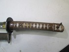 Wwii Japanese Nco Officers Sword With Early Copper Handle Scabbard  c38