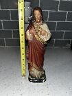 Large Old Vintage Religious Plaster Statue Jesus Church Icon Figure