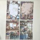 Country Cottage Kitchen Paper Sheets Junk Journal Collage Scrapbooking Recipes