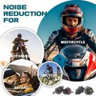 Motorcycle Ear Plugs 2 Pairs  Wind Noise Reduction   Premium Hearing Protection