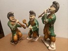 3 Tang Dynasty Glazed Ceramic Chinese  Statues