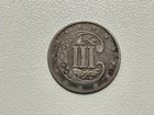 1858 Silver 3 Cent Piece Coin