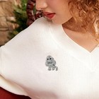 Enamel Puppy Brooches  Unisex Rhinestone Animal Pin Dog Lapel Pins 3rd List