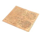 Shri Sampoorna Mahalaxmi Yantra Pure Copper Vastu Puja Plate 3 Inch Wealth