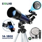 36070 Telescope With Adjustable Tripod 14-180x Monocular For Moon Watching Gift