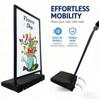 24 x36 heavy-duty Double-sided Floor Standing Sign Holder W  Water Refilled Base