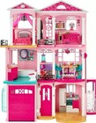 Barbie 3-story Pink Furnished Dollhouse 6 Rooms W  Garage  Furniture 1 6