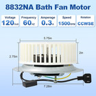 8832na Bath Fan Motor 8832na A Unit 84757 Blower Motor