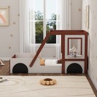 Fun Play Design Twin Size Car Bed  Kids Platform Bed In Car-shaped